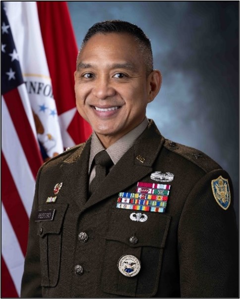 Portrait of DISA Chief of Staff Army Brig. Gen. Royce P. Resoso