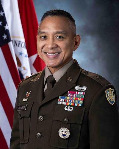 Portrait of DISA Chief of Staff Army Brig. Gen. Royce P. Resoso