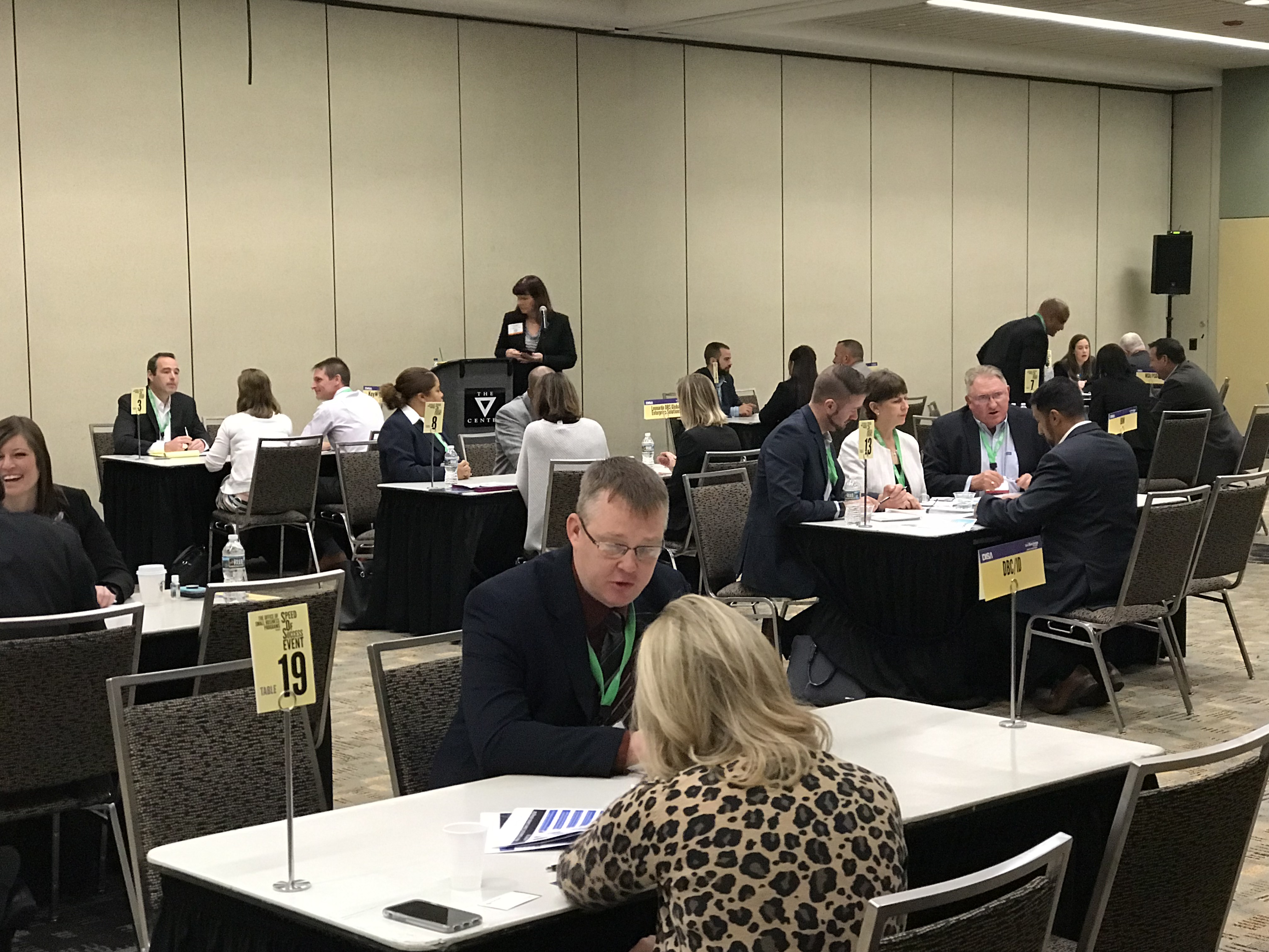 Small Businesses meet with DISA Program Mangers and Large Primes during AFCEA Baltimore 2019