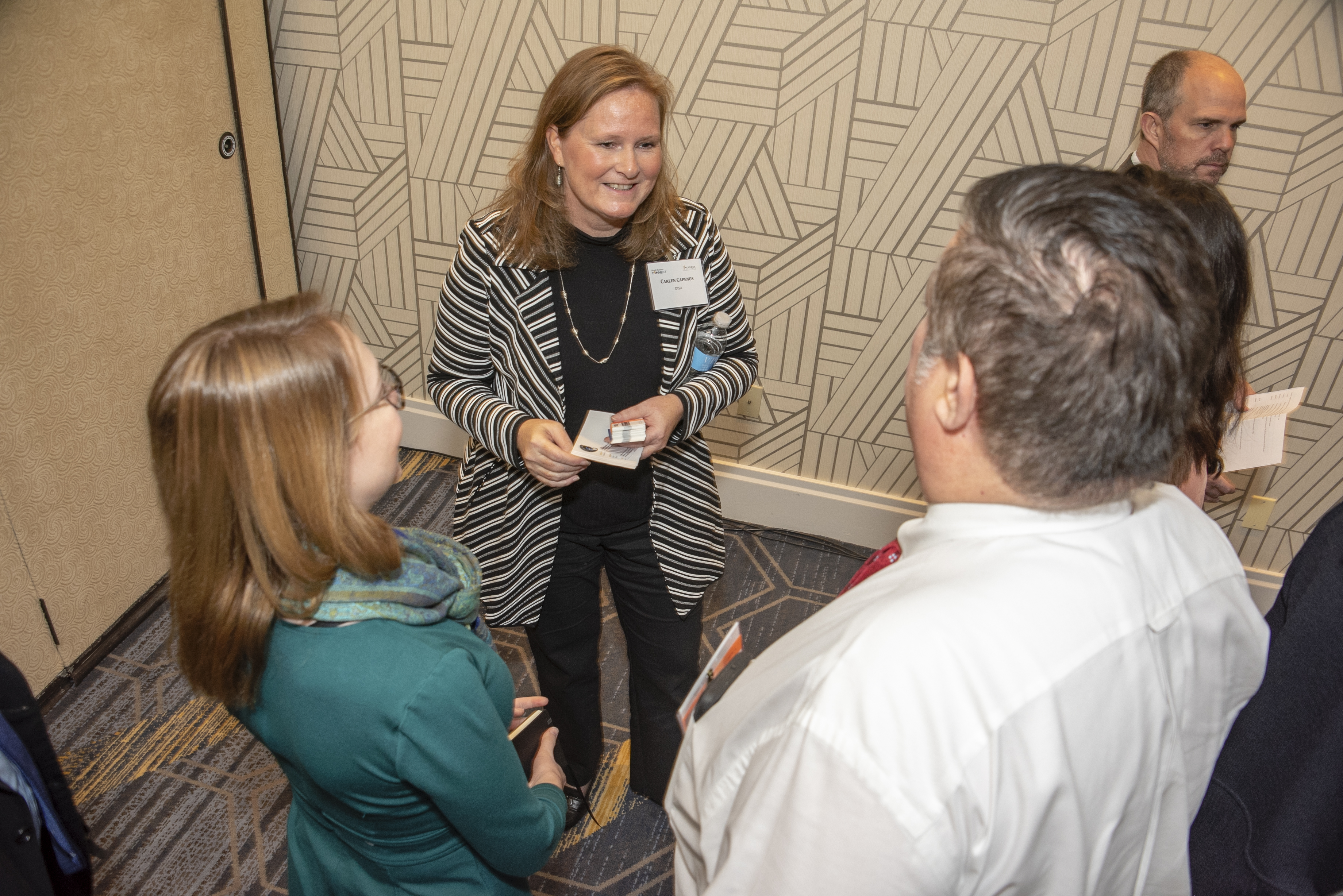 DISA Small Business Director speaking with participants
