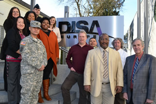 Employees from DISA Europe